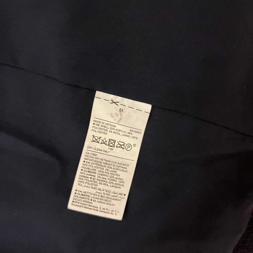 Old Navy Women's Navy Blue Pea Coat - Picture 7 of 11